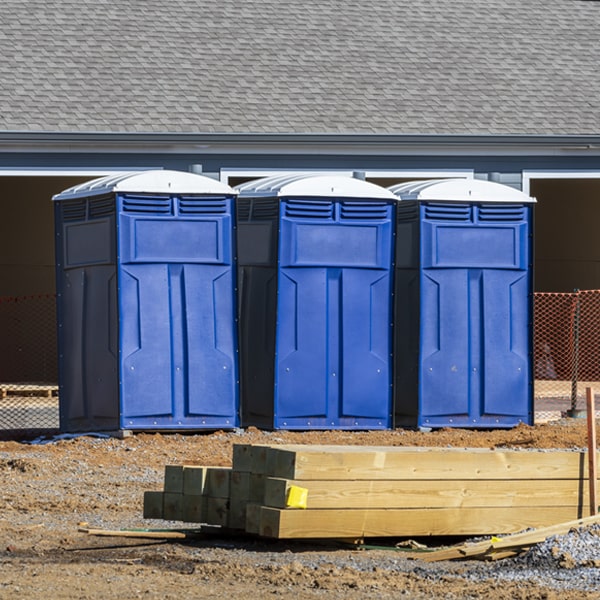 is there a specific order in which to place multiple porta potties in South Fork